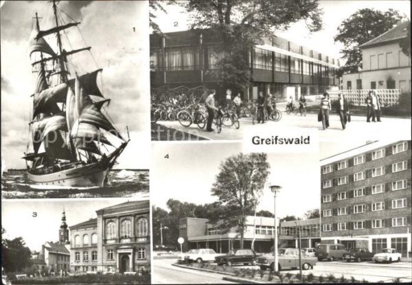 Greifswald Mecklenburg Vorpommern Segelschulschiff Wilhelm Pieck Mensa Ho