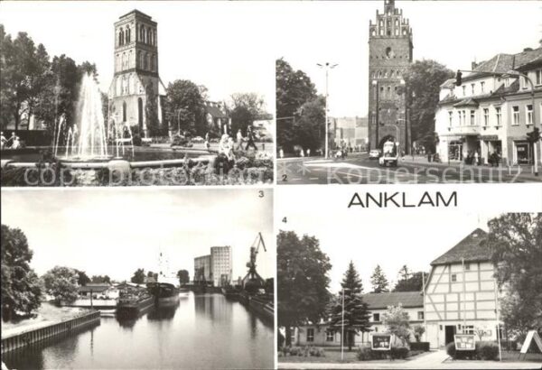 Anklam Nicolaikirche Steintor Hafen Theater