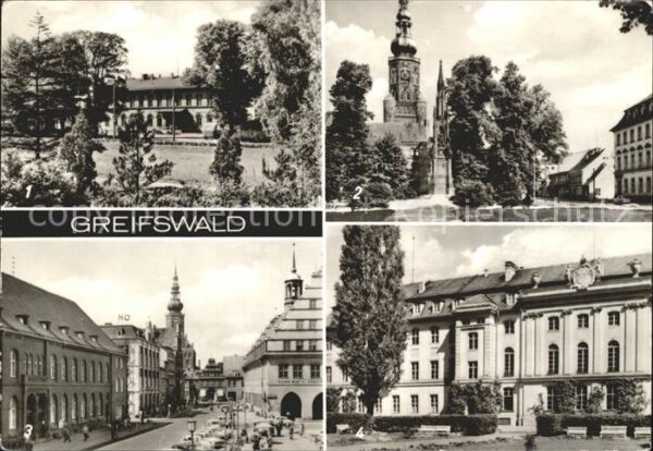 Greifswald Mecklenburg Vorpommern Dom Sankt Nikolai Platz der Freundschaf