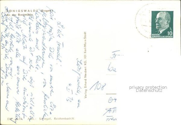 Koenigswalde Erzgebirge An der Brettmühle – Bild 2