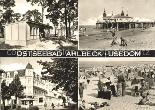 Ahlbeck Ostseebad seebrücke Strand