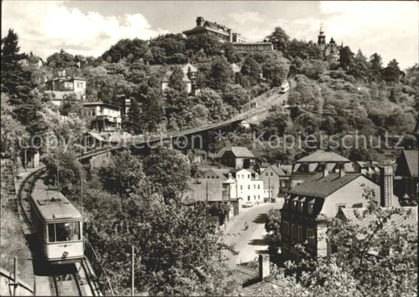 Dresden Blick zum Luisenhof Bahn