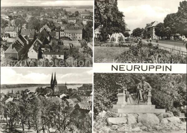 Neuruppin Kirche Denkmal Brunnen