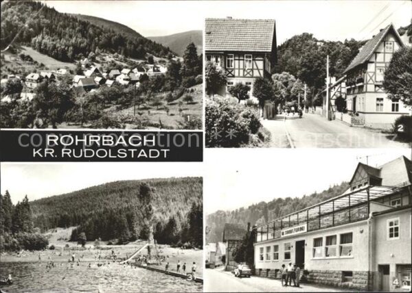 Rohrbach Saalfeld Waldbad Gaststätte Sorbitzgrund