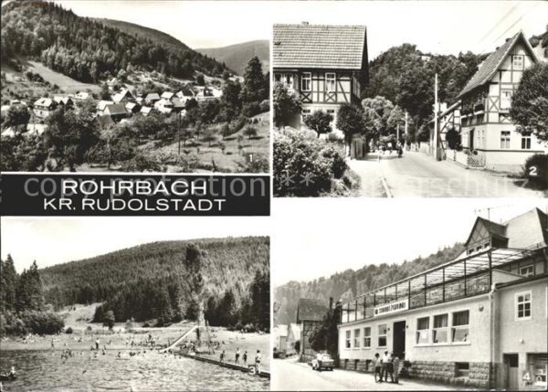 Rohrbach Saalfeld Waldbad Gaststätte Sorbitzgrund