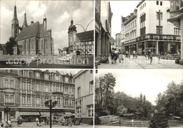 Koethen Anhalt Marktplatz Sankt Jakobskirche Rathaus
