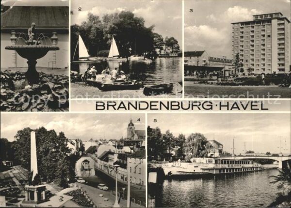 Brandenburg Havel Ehrenmal Rote Armee Breitlingsee MS Akt