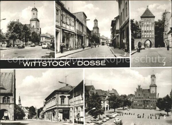 Wittstock Rathaus Gröpertor Karl Marx Strasse
