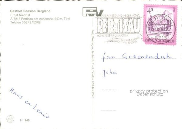 Pertisau Achensee Gasthof Pension Bergland – Bild 2