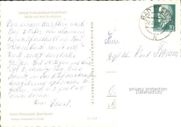 Bad Elster FDGB Volsheilbad – Bild 2