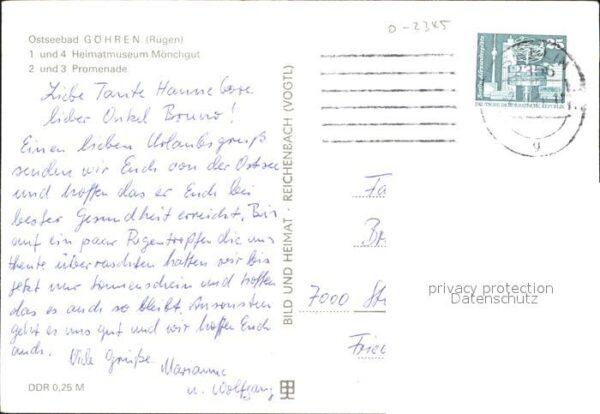 Goehren Ruegen Heimatmuseum Mönchgut Promenade – Bild 2