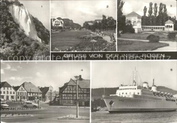 Ruegen Königsstuhl Baabe Eisenbahnfährschiff M