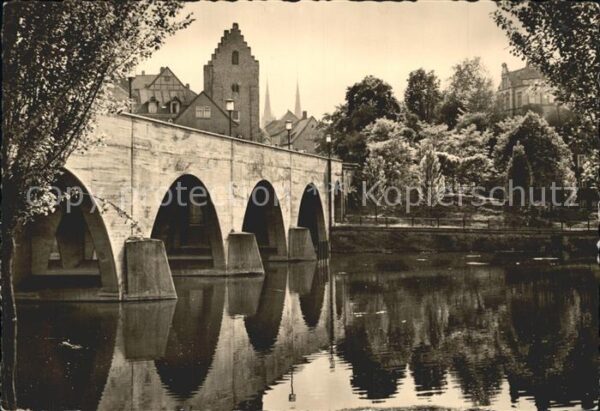 Saalfeld Saale Brücke der Freundschaft Saaltor