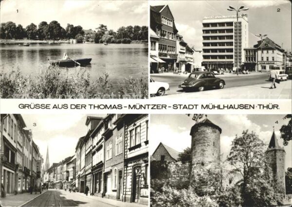 Muehlhausen Thueringen Schwanenteich Hotel Stadt Mühlhausen St