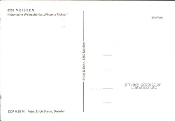 Meissen Elbe Sachsen Historische Weinschänke Vincenz Richter – Bild 2