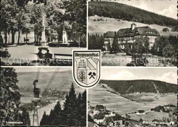 Oberwiesenthal Erzgebirge Ferienheim Aktivist Schwebebahn Markt F