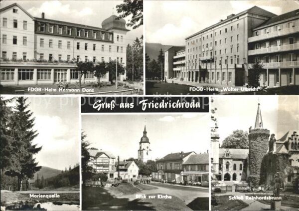 Friedrichroda Heim Hermann Danz Marienquelle Schloss