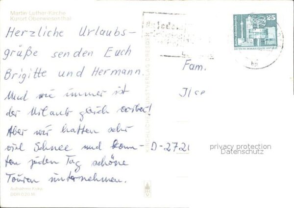 Oberwiesenthal Erzgebirge Martin Luther Kirche – Bild 2