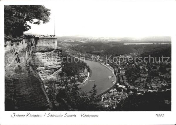 Koenigstein Saechsische Schweiz Festung Königstein