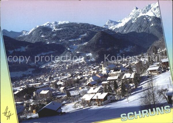 Schruns Vorarlberg Schruns und Tschagguns im Montafon gege