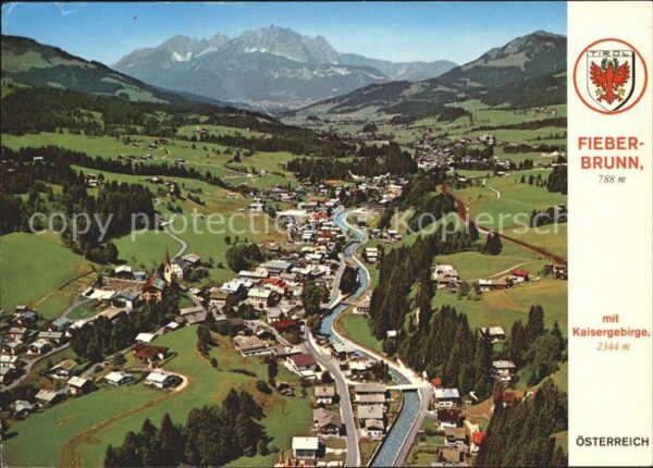 Fieberbrunn Tirol Fliegeraufnahme