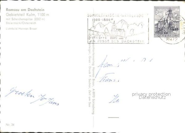 Ramsau Dachstein Steiermark Gebietsteil Kulm mit Scheichenspitze – Bild 2