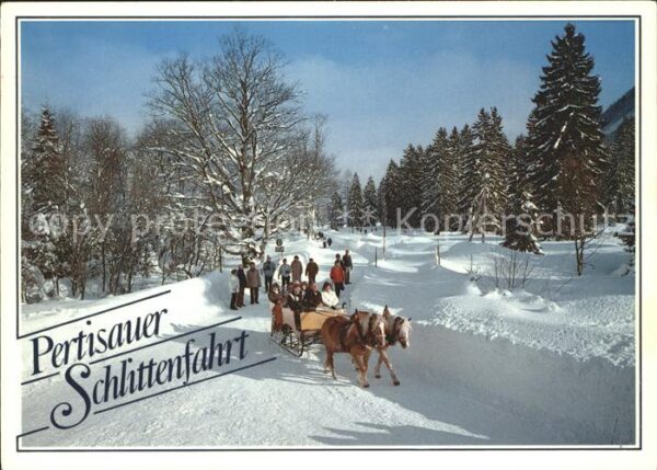Pertisau Achensee Pertisauer Schlittenfahrt