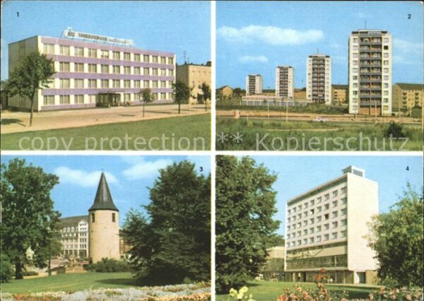 Plauen Vogtland Nonnenturm Otto Grotewohl Platz Platz d