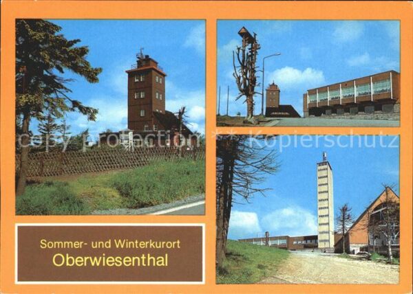 Oberwiesenthal Erzgebirge Wetterwarte HO Gaststätte Fichtelbergha