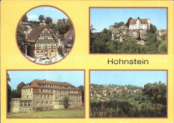 Hohnstein Saechsische Schweiz Jugendburg Ernst Thalmann Markt