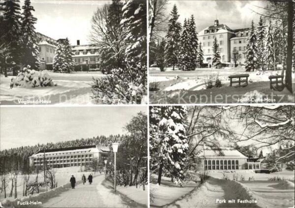 Bad Brambach Vogtland Haus Park Festhalle Fucik Heim