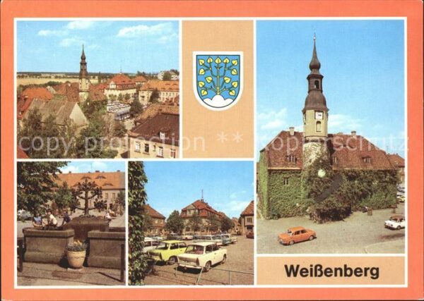 Weissenberg Sachsen Rathaus Marktbrunnen