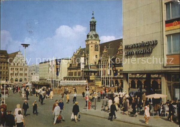 Leipzig Altes Rathaus Messehaus am Markt
