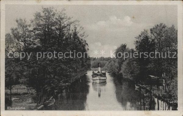 Altruppin Rhinpartie Motorschiff Ruppiner Wald un