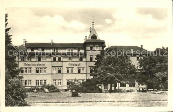 Oberhof Thueringen FDGB Erholungsheim Glückauf