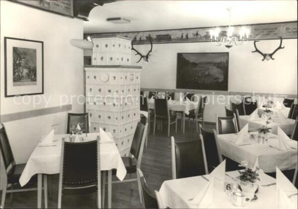 Moritzburg Sachsen HO Gaststätte und Hotel Waldschänke Chu