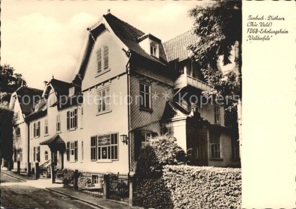 Tambach-Dietharz FDGB Erholungsheim Waldenfels