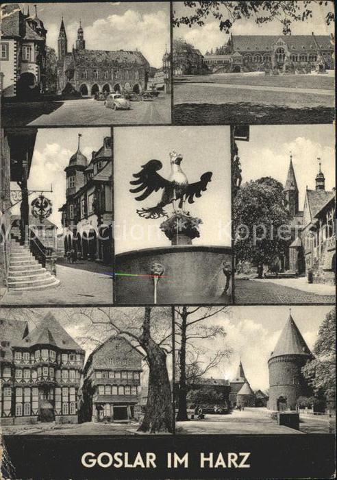 Goslar Dom Kaiserpfalz Goslarer Adler Rathaus
