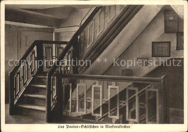 Markneukirchen Paulus Schlösschen Treppenaufang