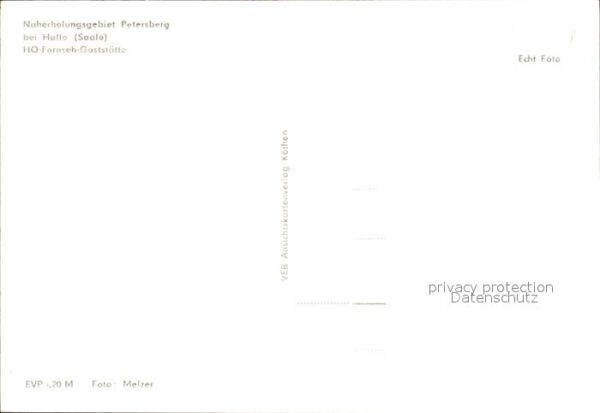 Petersberg Halle HO Fernseh Gaststätte – Bild 2