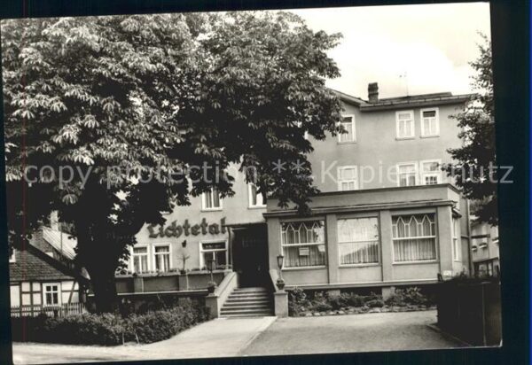 Unterweissbach Gaststätte zum Lichtetal