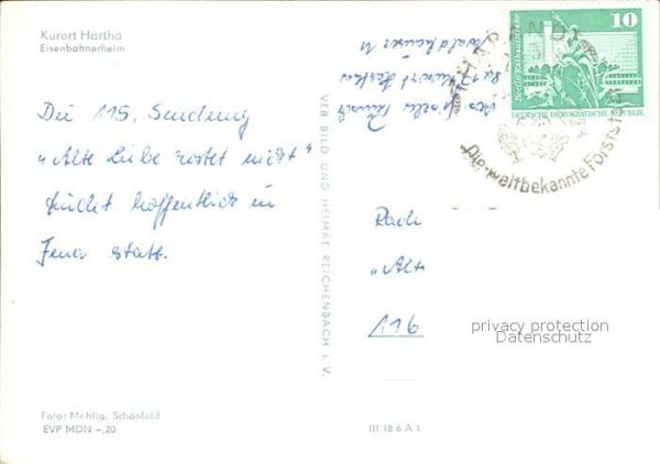 Hartha Tharandt Eisenbahnerheim – Bild 2