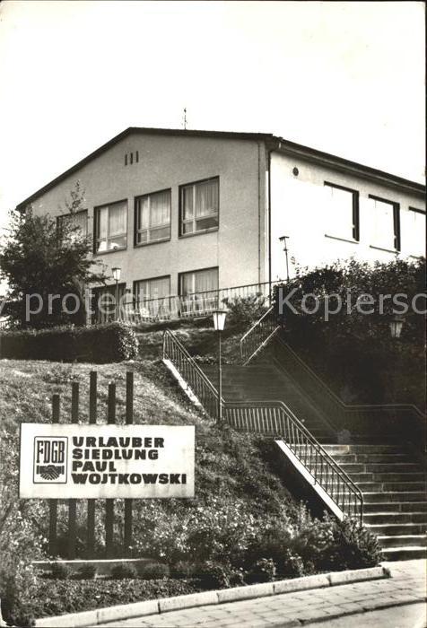 Uder FDGB Urlaubersiedlung Paul Wojtkowski