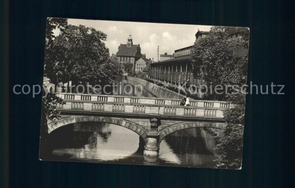 Karl-Marx-Stadt Brücke an der Markthalle