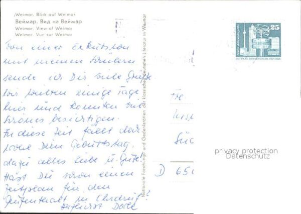 Weimar Thueringen Stadtblick – Bild 2