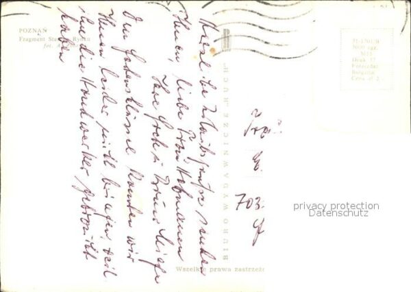 Poznan Posen Fragment Starege Rynku – Bild 2