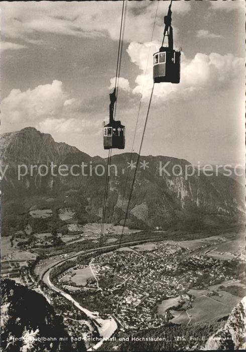 Bad Reichenhall Predigtstuhlbahn mit Hochstaufen