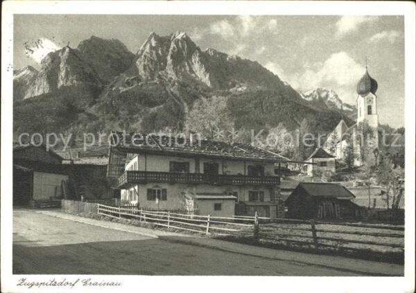 Grainau Zugspitzdorf Teilansicht