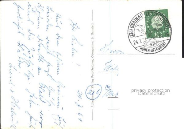 Grainau Zugspitzdorf Teilansicht – Bild 2
