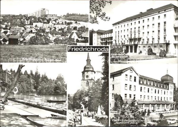 Friedrichroda Erholungsheim August Bebel FDGB Heim Wa